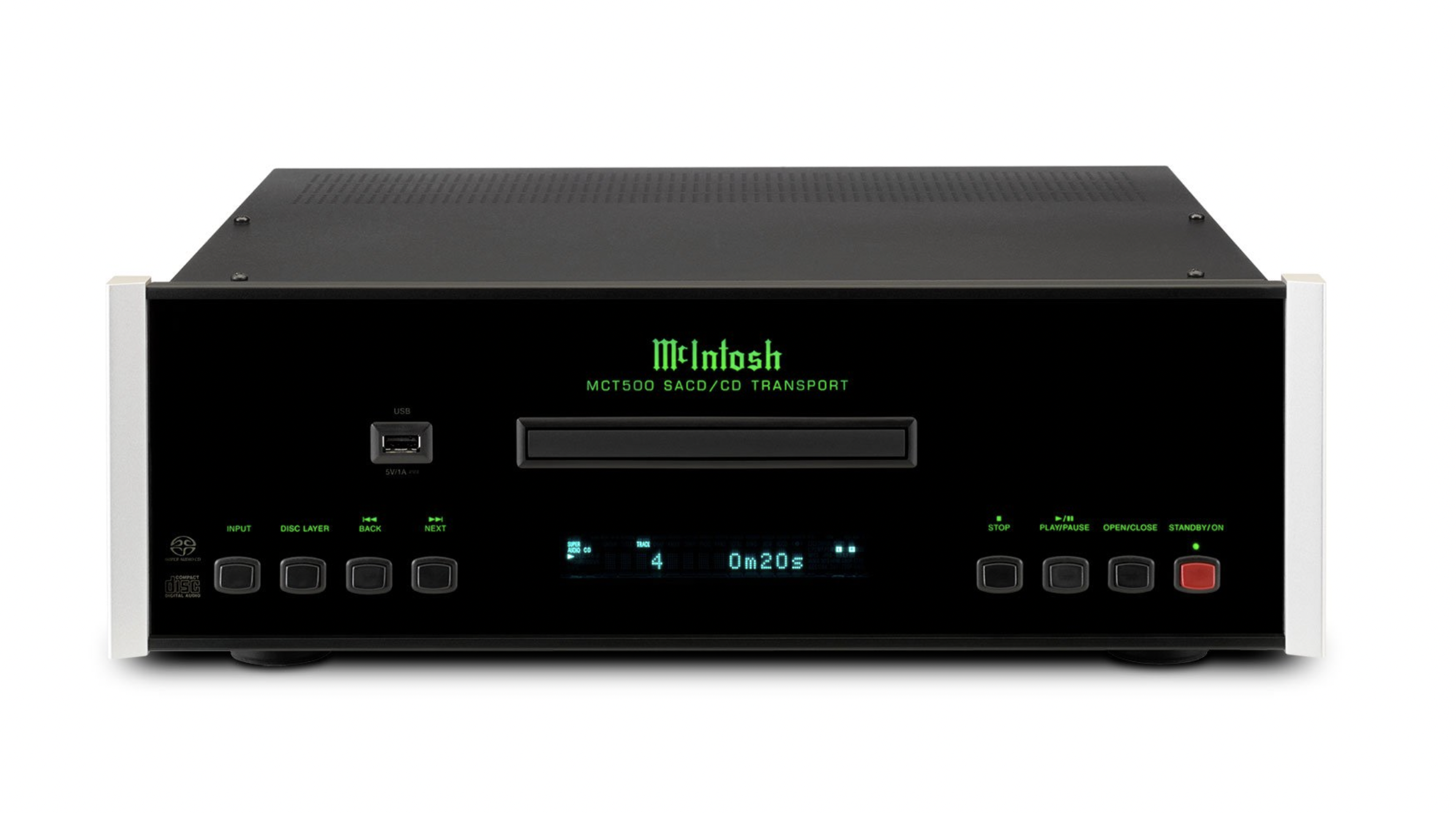McIntosh MCT500, Transporte CD SACD, audio high end Costa Rica