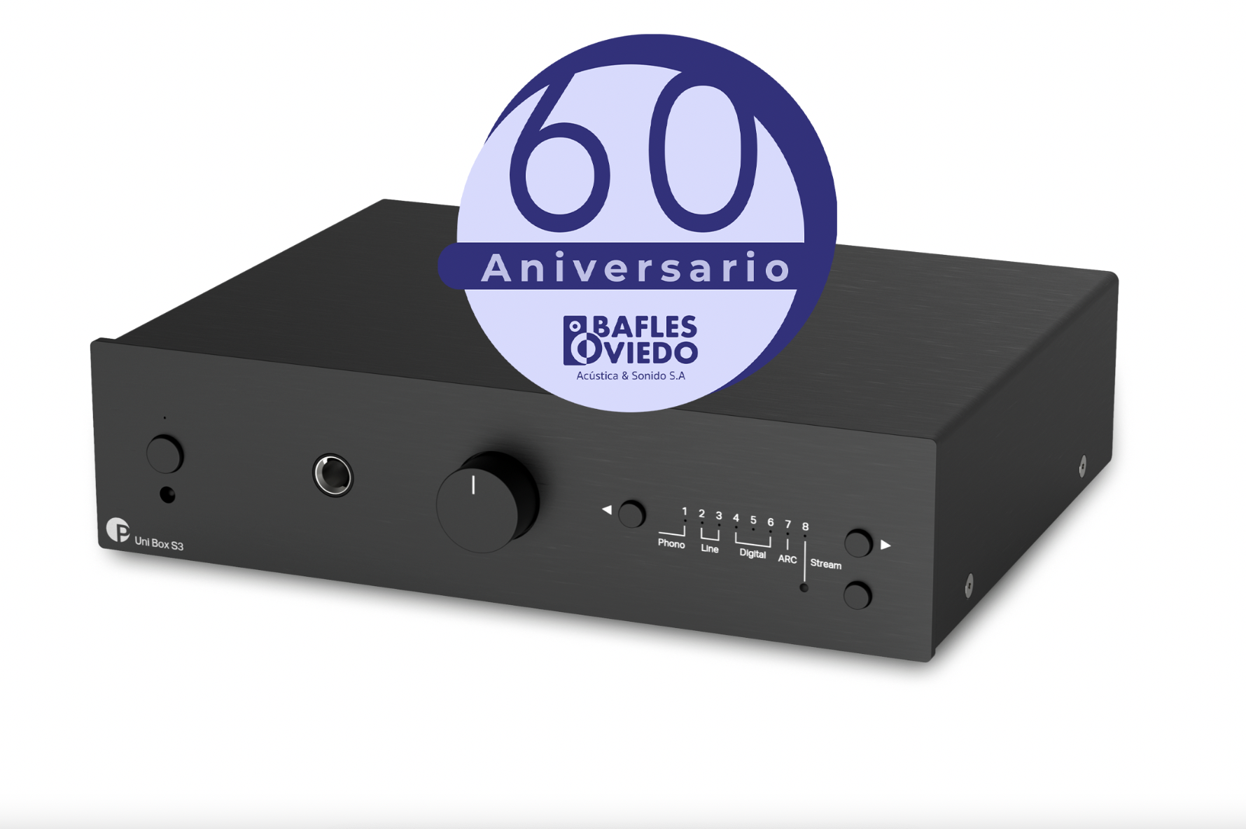 Pro-Ject Uni Box S3, Amplificador Integrado y Streamer HiFi, audio alta fidelidad Costa Rica