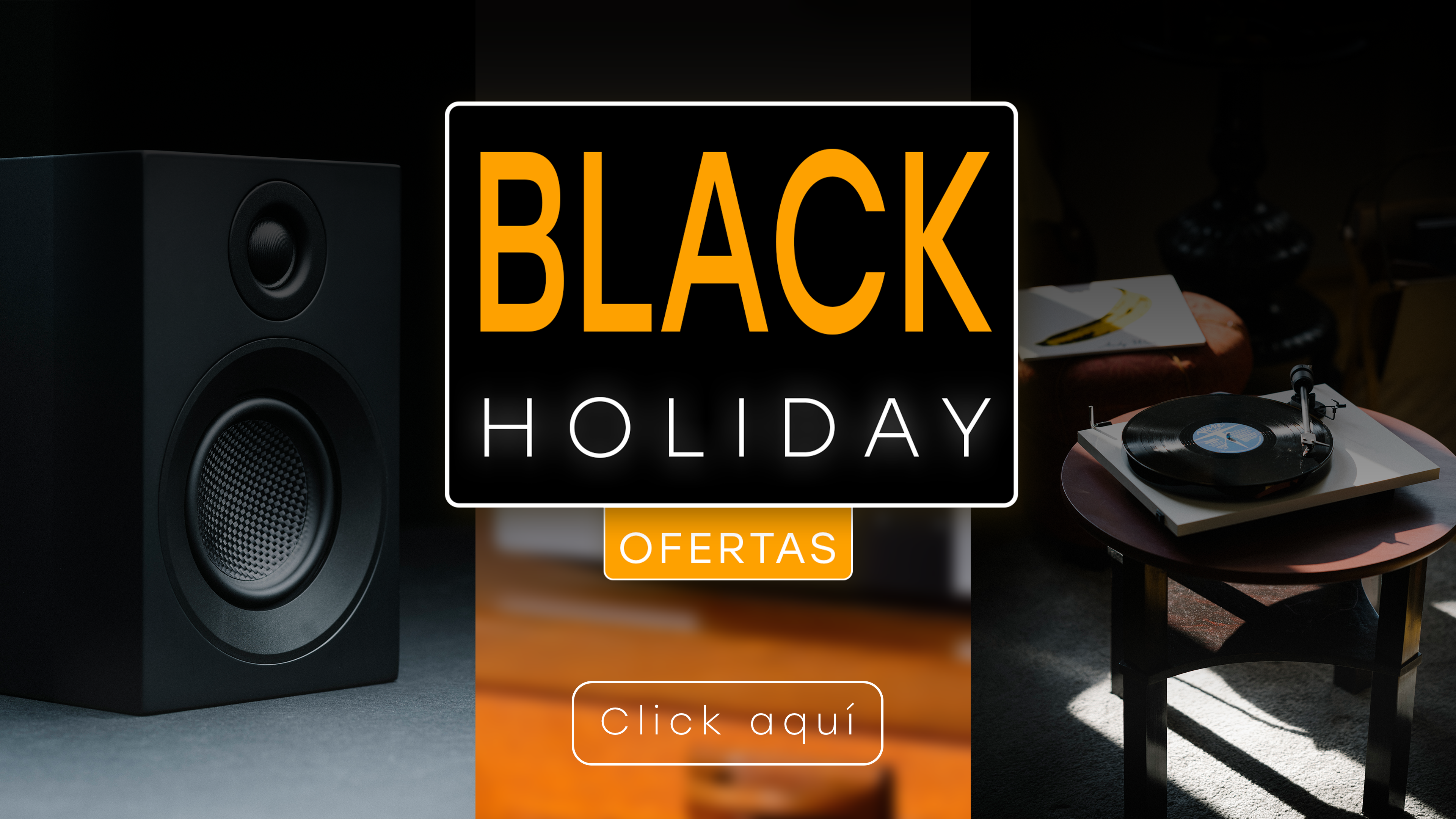 Black Holiday, Black Friday Costa Rica, ofertas, descuentos, audífonos, auriculares, audio, tocadiscos, tornamesa, vinilo, preamplificador phono, streamer, amplificador, altavoces, parlantes