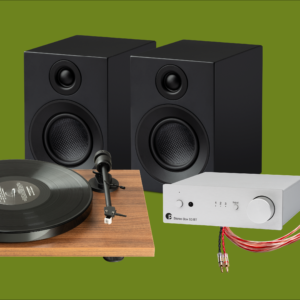 Conjunto 2: Amp + Altavoces + Cables + Tornamesa