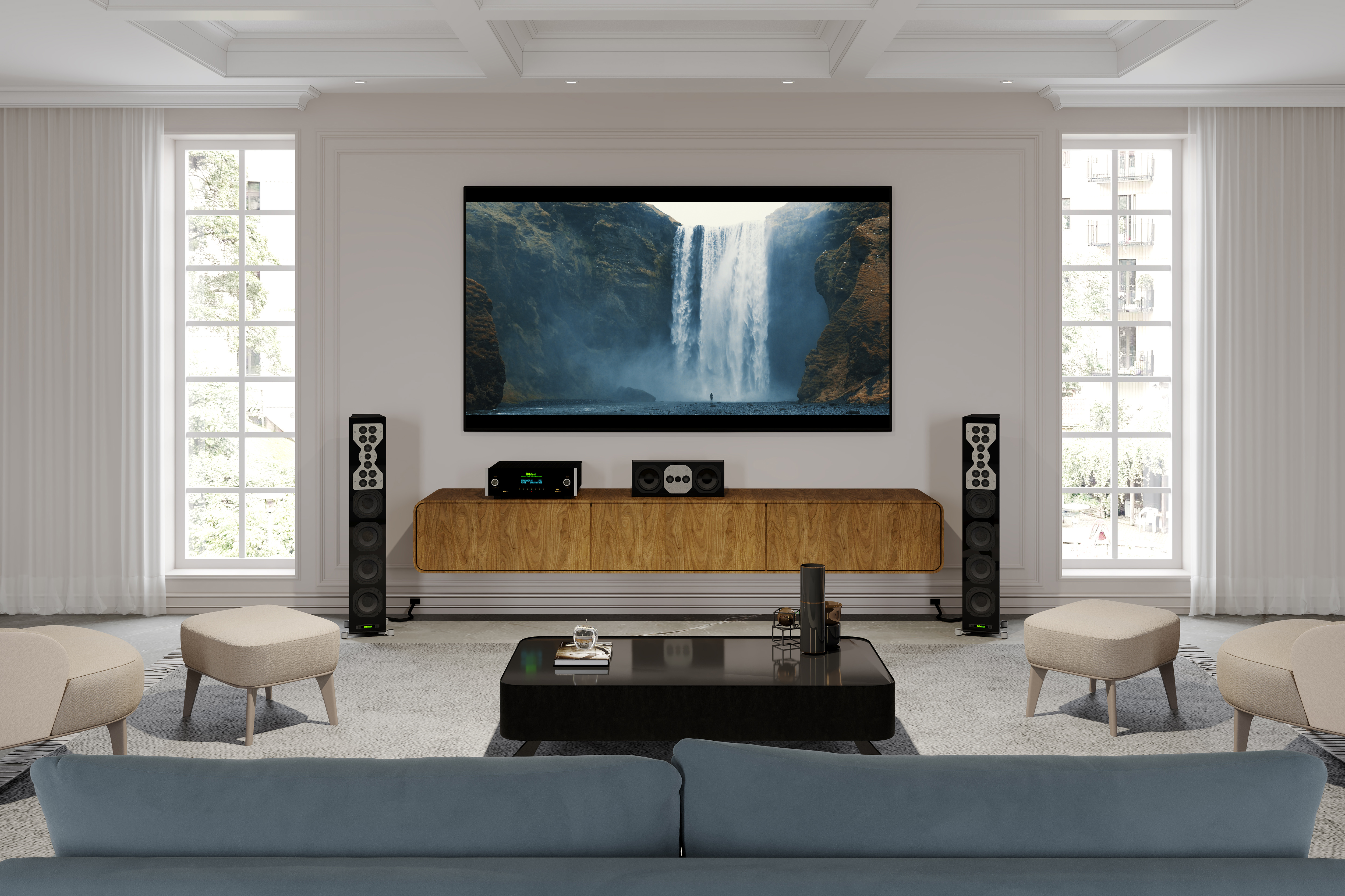 McIntosh MHT300 sala de cine Costa Rica, home theater, instalación personalizada