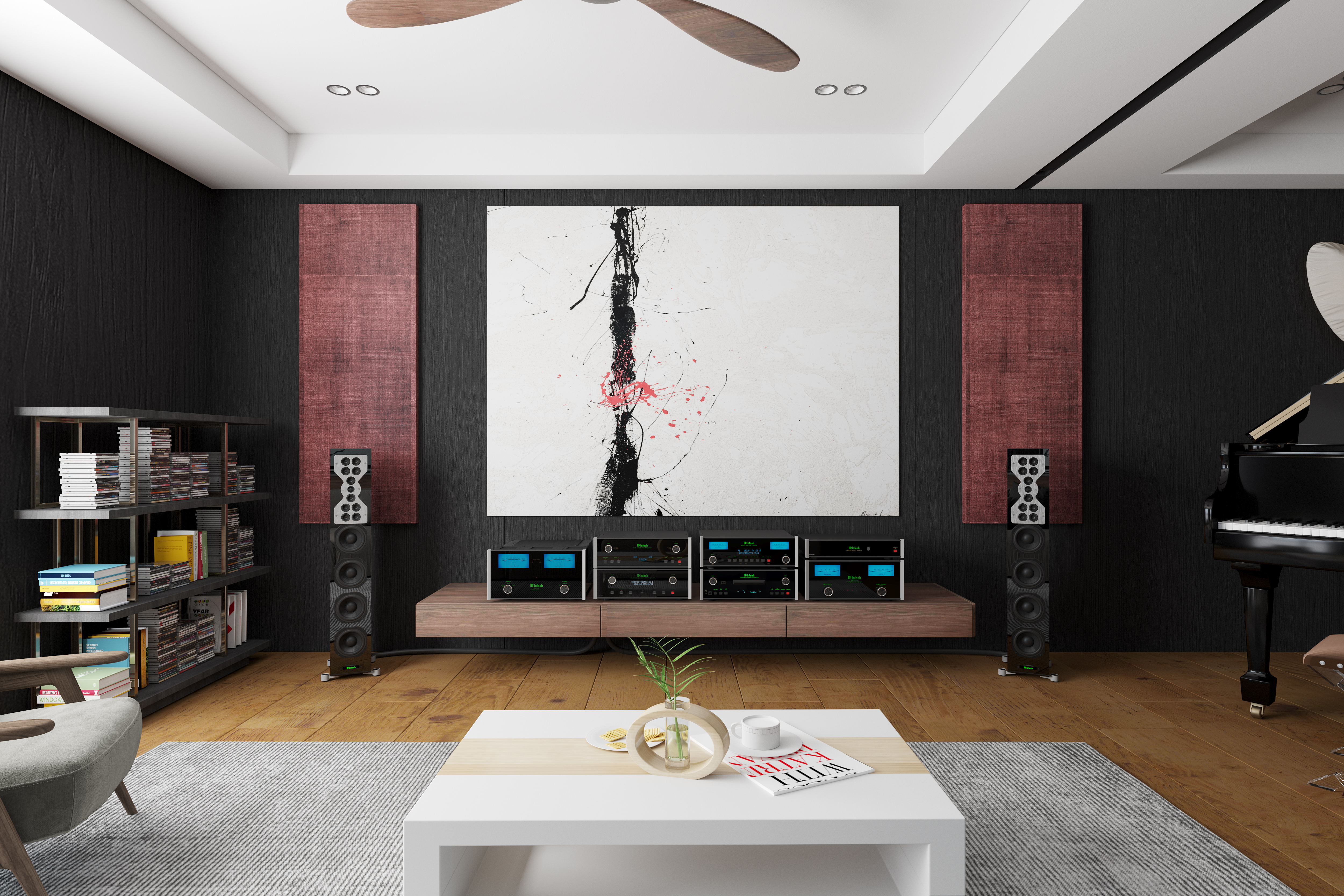 McIntosh, sala de cine, home theater costa rica, altavoces, amplificadores